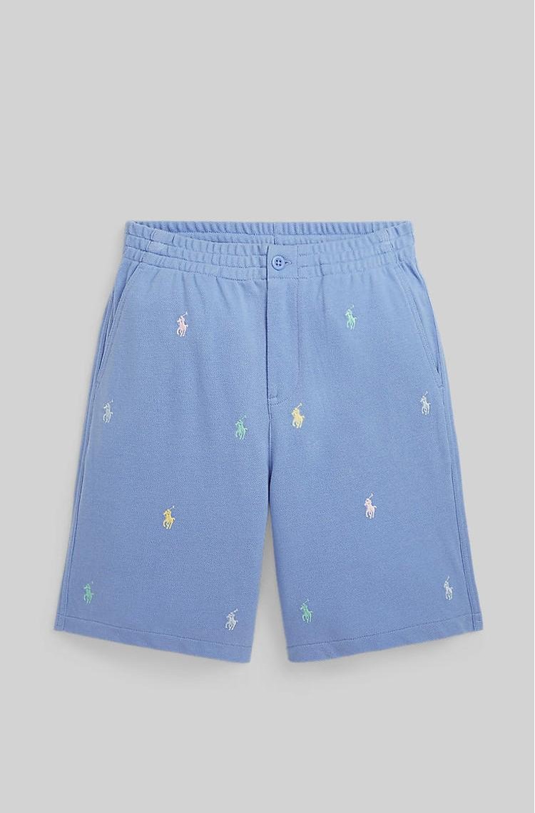 RALPH LAUREN Polo Prepster bombažne kratke hlače Modra - Baby Blue 