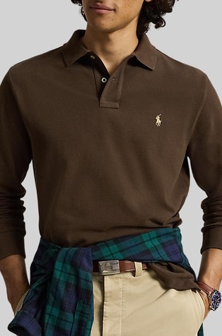 Custom Slim Fit Mesh Polo Shirt