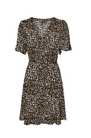 VMALBA patterned viscose dress