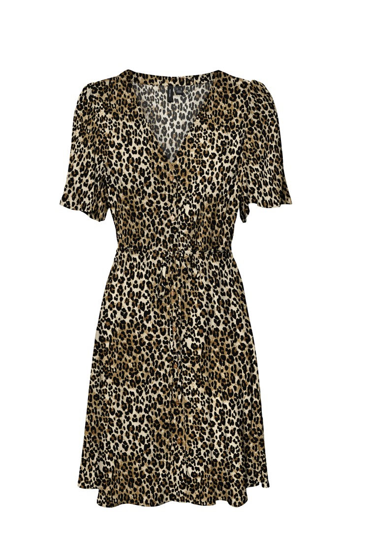 VERO MODA VMALBA patterned viscose dress Tigers Eye 