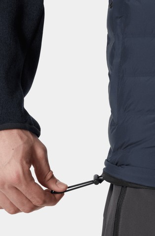 HELLY HANSEN Arctic Ocean prešita bunda s kapuco iz kombinacije tkanin Modra - Dark Blue 6
