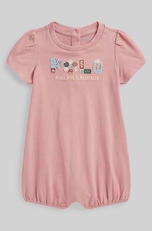 Logo bombažen pajac z balonastim krojem