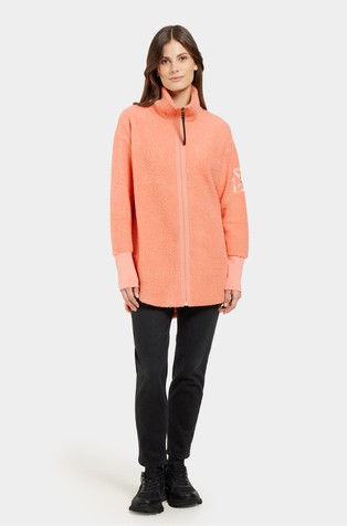 DIDRIKSONS Sally full-zip fluffy jacket Clay Pink 5