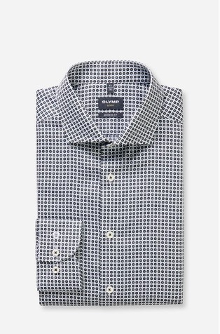 Luxor modern fit vzorčasta bombažna srajca