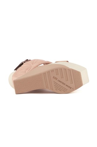 UNITED NUDE Delta Puffy sandali s polno peto Bež - Cameo Mix 6