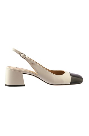 Grace Leather Slingpumps
