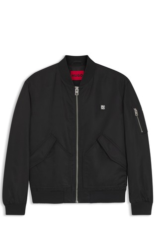Vodoodbojna bomber jakna z logo našitkom