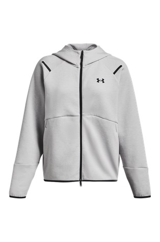 UNDER ARMOUR Unstoppable Fleece Full-Zip Hoody Mod Gray / Black 7