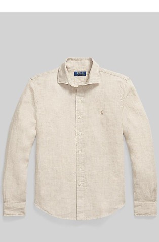 Custom fit Houndstooth Linen Shirt