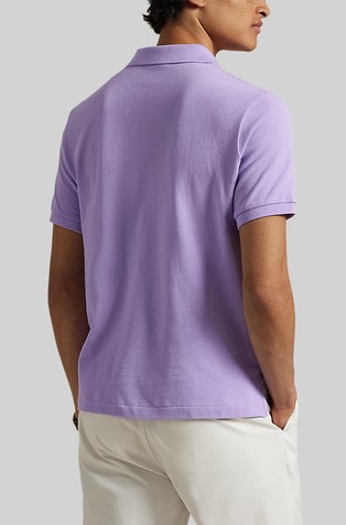 RALPH LAUREN Custom slim fit polo majica Škrlatna - Light Lilac 2