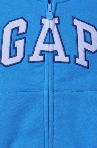 GAP Gap logo jopa s kapuco za malčke Modra - Supersonic Blue 184143 3