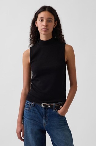 Modern Mockneck Tank Top