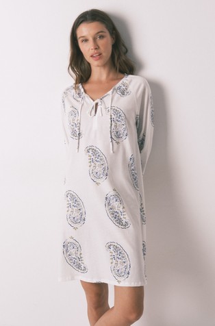 Spalna srajca s Paisley vzorcem