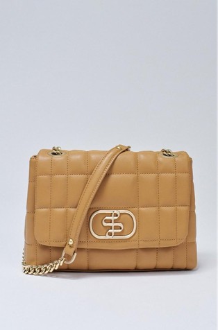 Quilted bag leather effect