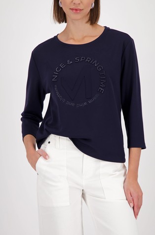 Sweatshirt with emblem