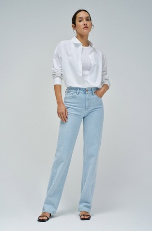 SALSA JEANS True Straight fit jeans hlače Modra - Blue 5