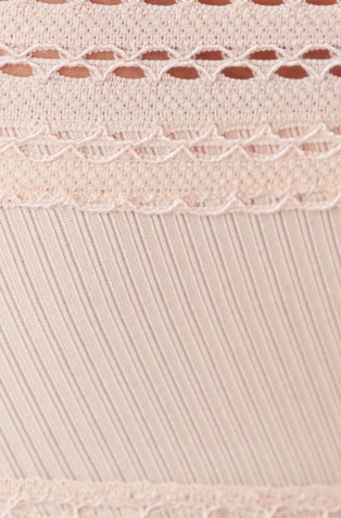 ETAM POWER spodnje hlačke s čipkastimi detajli iz mikrofibre Bež - Beige 2