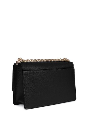 FURLA Mini usnjena torbica za čez ramo Črna - Black 2