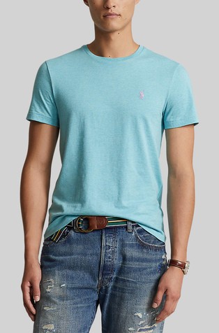 Custom Slim Fit Jersey Crewneck T-Shirt