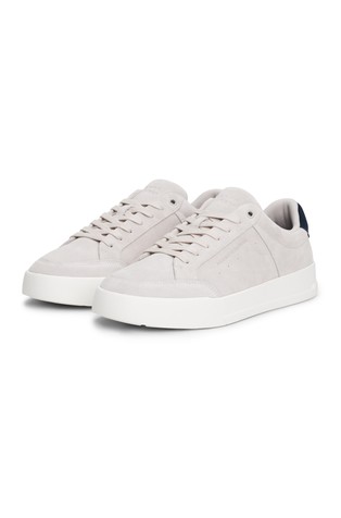 TOMMY HILFIGER Superge iz semiša Siva - Light Gray 2