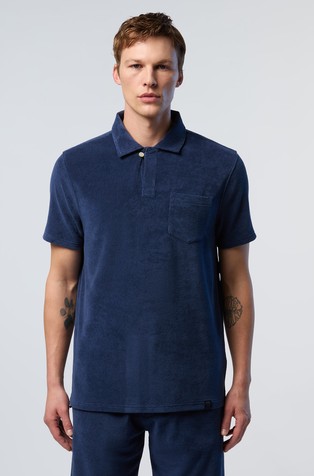 Terry toweling polo shirt