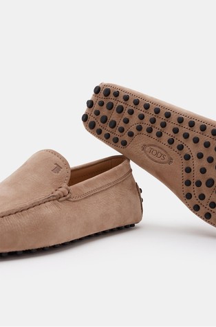 TOD'S Gommino Driving Shoes in Nubuck Brown 5
