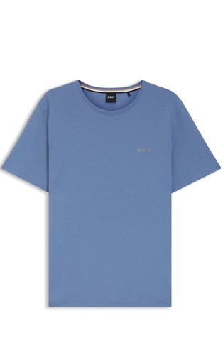 Bombažna majica z vezenim logotipom