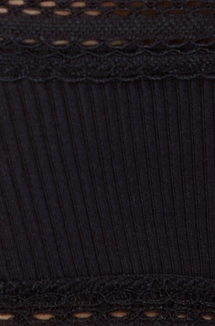 ETAM POWER spodnje hlačke s čipkastimi detajli iz mikrofibre Črna - Black 3