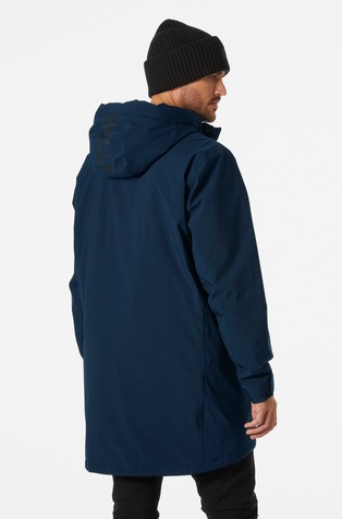 HELLY HANSEN Park podložena dežna parka Modra - Blue 2