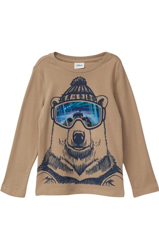 Cotton long sleeve with print