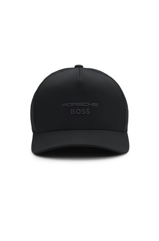 Porsche x BOSS platnena kapa s šiltom in logo detajlom