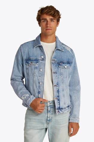 Ryan denim jakna z raztrganinami