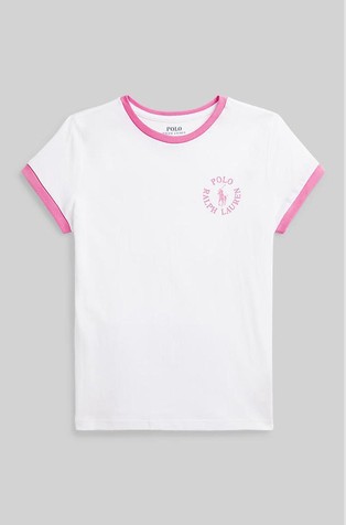 Big Pony logo majica iz bombažnega jerseya