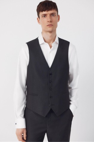 Serie XXI slim fit structured vest