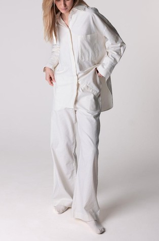 Izakova x lunilou Salon relaxed fit lounge linen pants