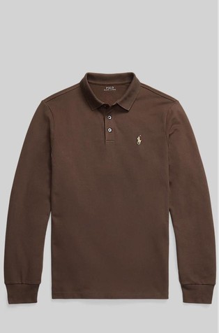Custom Slim fit Stretch Mesh Polo Shirt