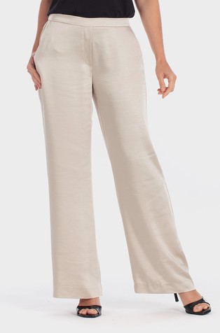 Satin trousers