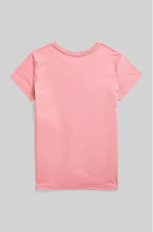 RALPH LAUREN Polo Bear Cotton Jersey Tee Faded Peony 2