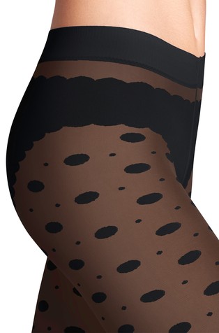 FALKE Snow Dot 25 DEN Tights Black 4