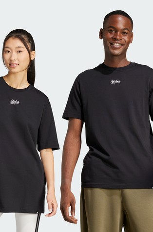 ADIDAS Lounge Still Life Lemons Back Graphic T-Shirt Black 6
