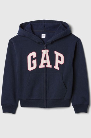 Kids Relaxed Gap Logo Zip Hoodie
