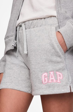 GAP Gap logo kratke hlače za deklice Siva - B08 4