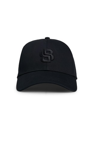 Cotton-twill cap with Double B monogram