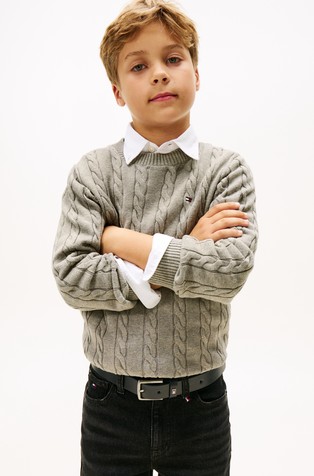 Pleten bombažen pulover