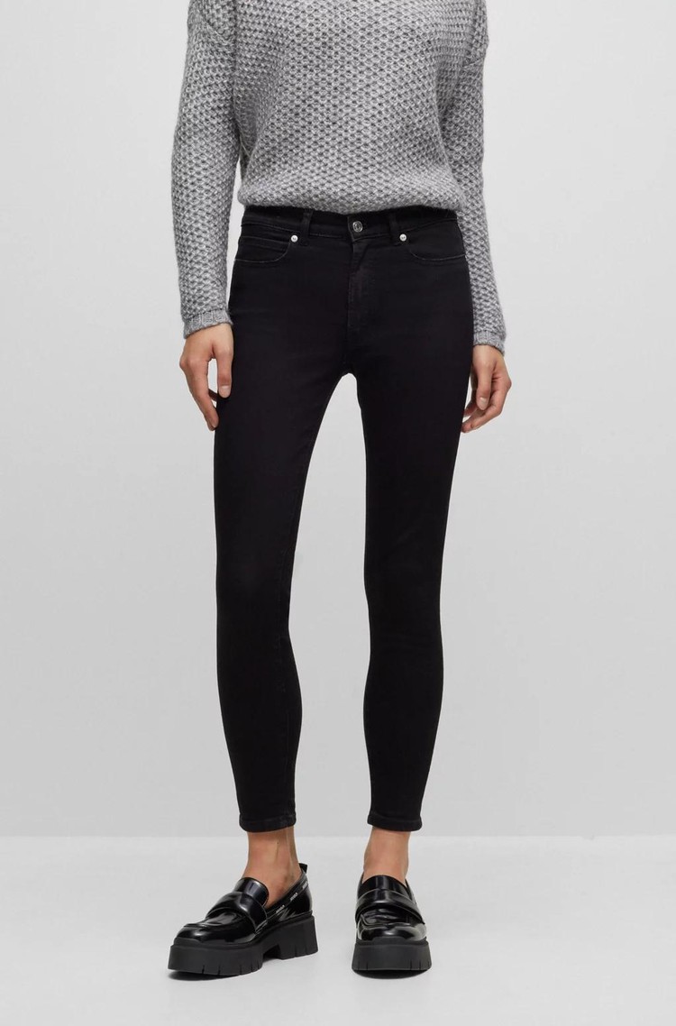 HUGO BOSS Extra-slim-fit jeans in comfort-stretch denim Black 