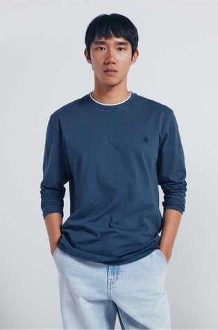 Double striped long sleeve T-shirt