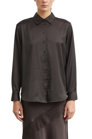 Satin Shirt Blouse