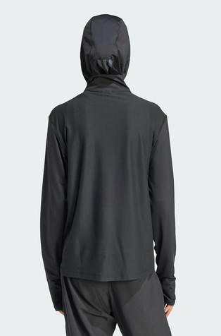 ADIDAS Own the Run tekaški pulover z delno zadrgo Črna - Black 2