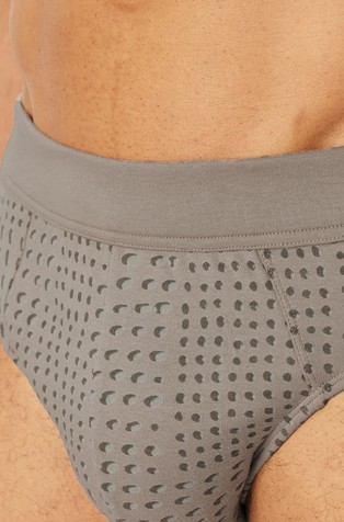 SCHIESSER Fine Interlock - mini briefs with pattern Beige 4