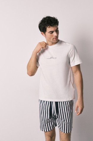 Cotton short men's pyjamas